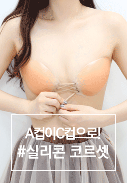 코르셋 실리콘 누드브라