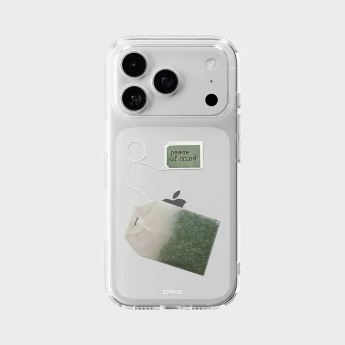 [아이폰17 출시][+갤럭시] 젤하드 폰케이스 Green Tea