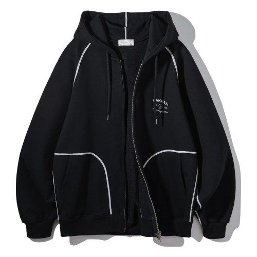 Essential 후드 집업 BK7988_블랙