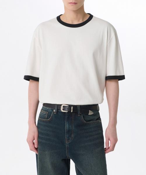 릴렉스드 링거 티셔츠 [크림]