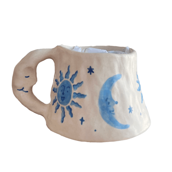 (D'unique) Calm Moon Mug Blue 02