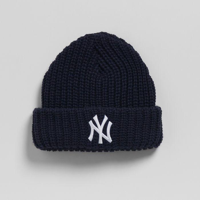 BIG RIB CUFF BEANIE MLB NEYYAN L NAVY (L NAVY)