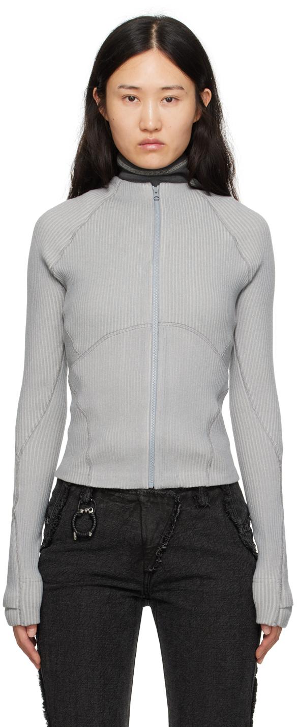 Blue Zip Sweater