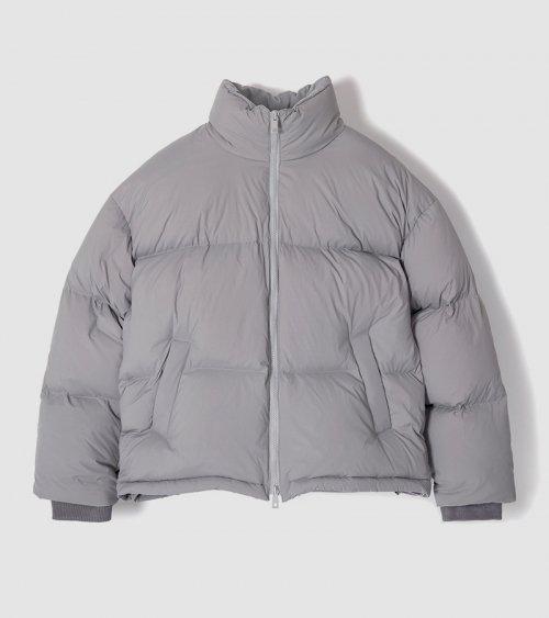 오버핏 헤비 덕다운 숏패딩 [Gray]