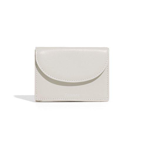 HALFMOON MINI WALLET - ECRU