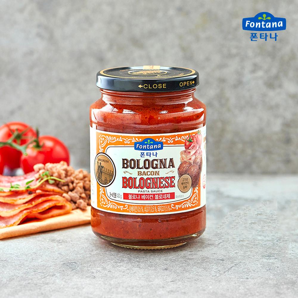 폰타나 베이컨 볼로네제 파스타소스 430g 1병