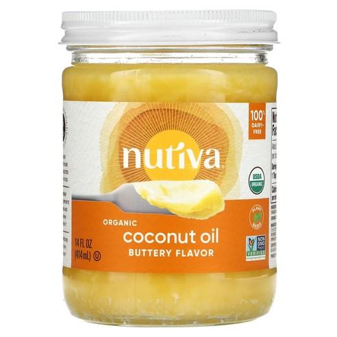 뉴비타 오가닉 코코넛오일 버터 맛 414ml, 414ml, 1개 - 오일류드레싱 | 쿠팡