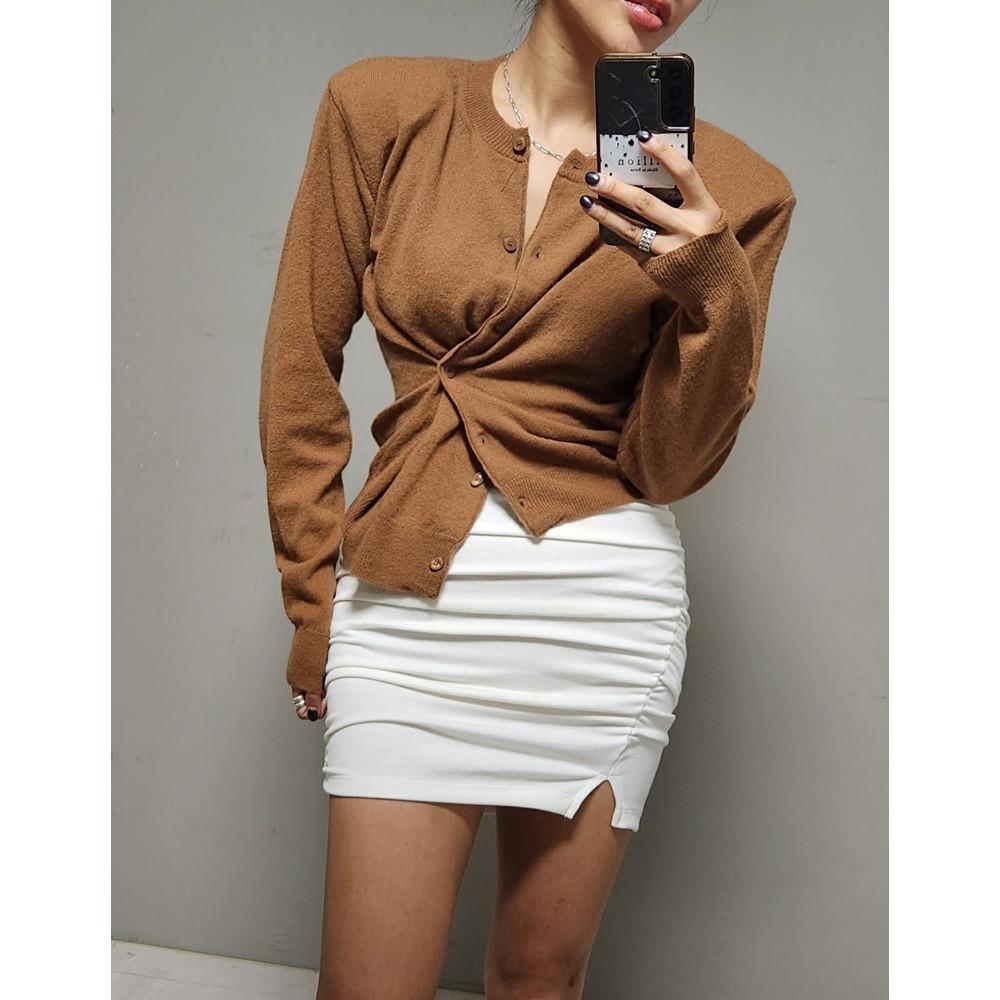 울80 투웨이 니트가디건