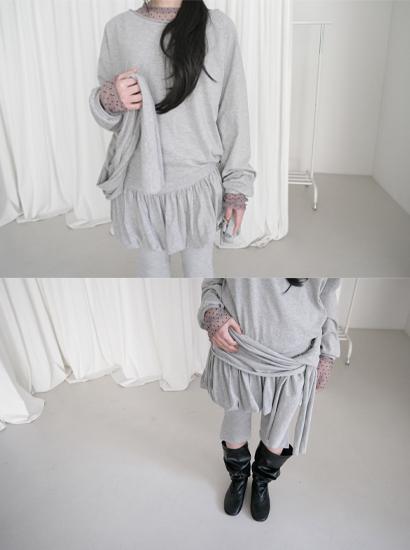 코튼 볼류미너스 미니 원피스 (2c)