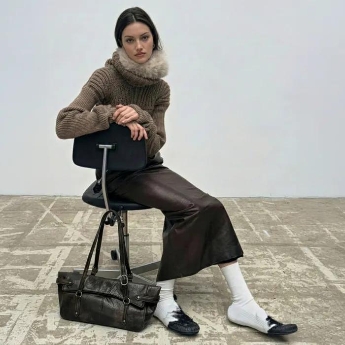 프레자 백 (VINTAGE BROWN)