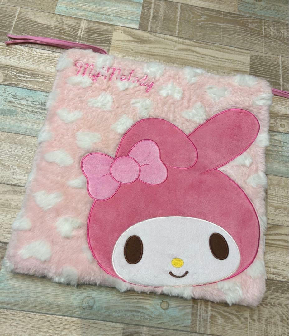 レア　マイメロ　ハート柄　ピンク　サンリオ　紐付き座布団　クッション2012年製