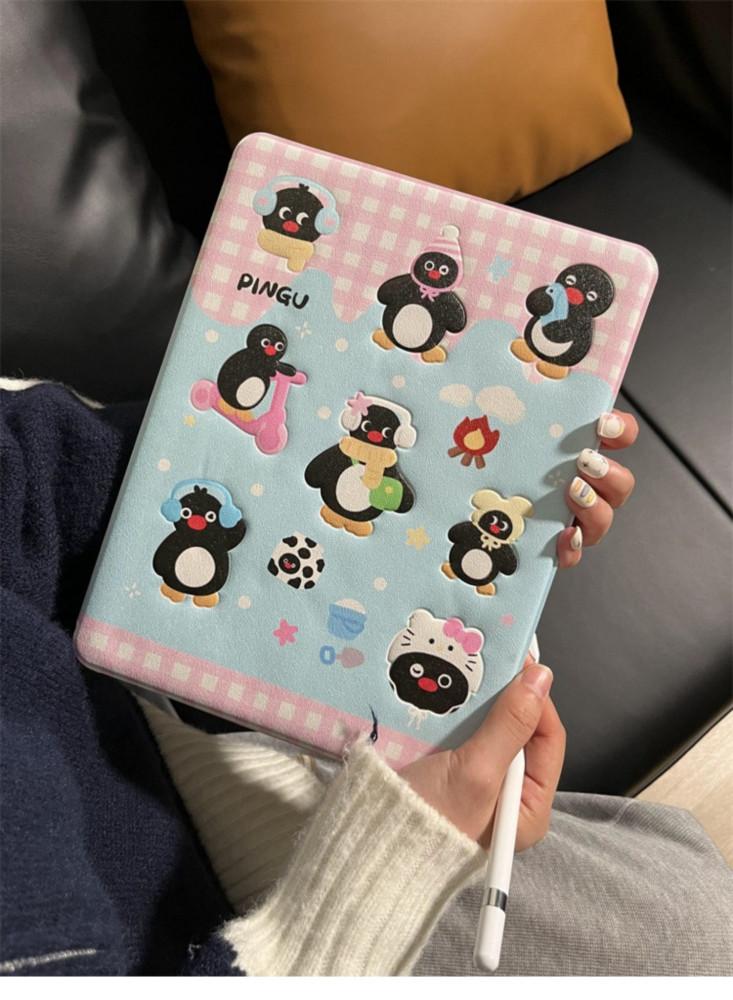 지미하우스 러블리 핑구 아이패드 케이스 보호 태블릿 ipad apple case