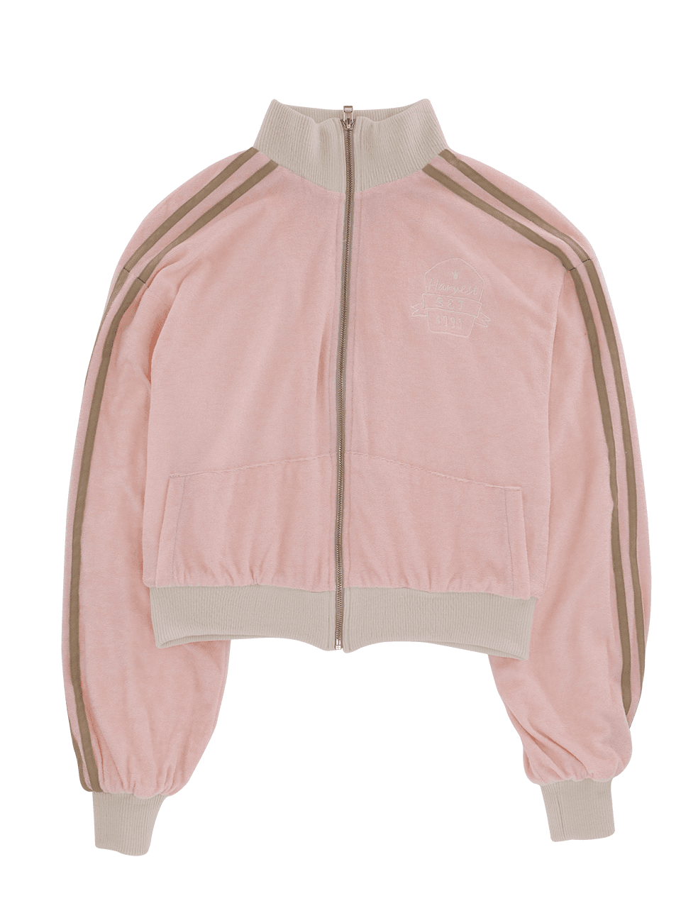 HARVEST TRACK TERRY JACKET (PINK)