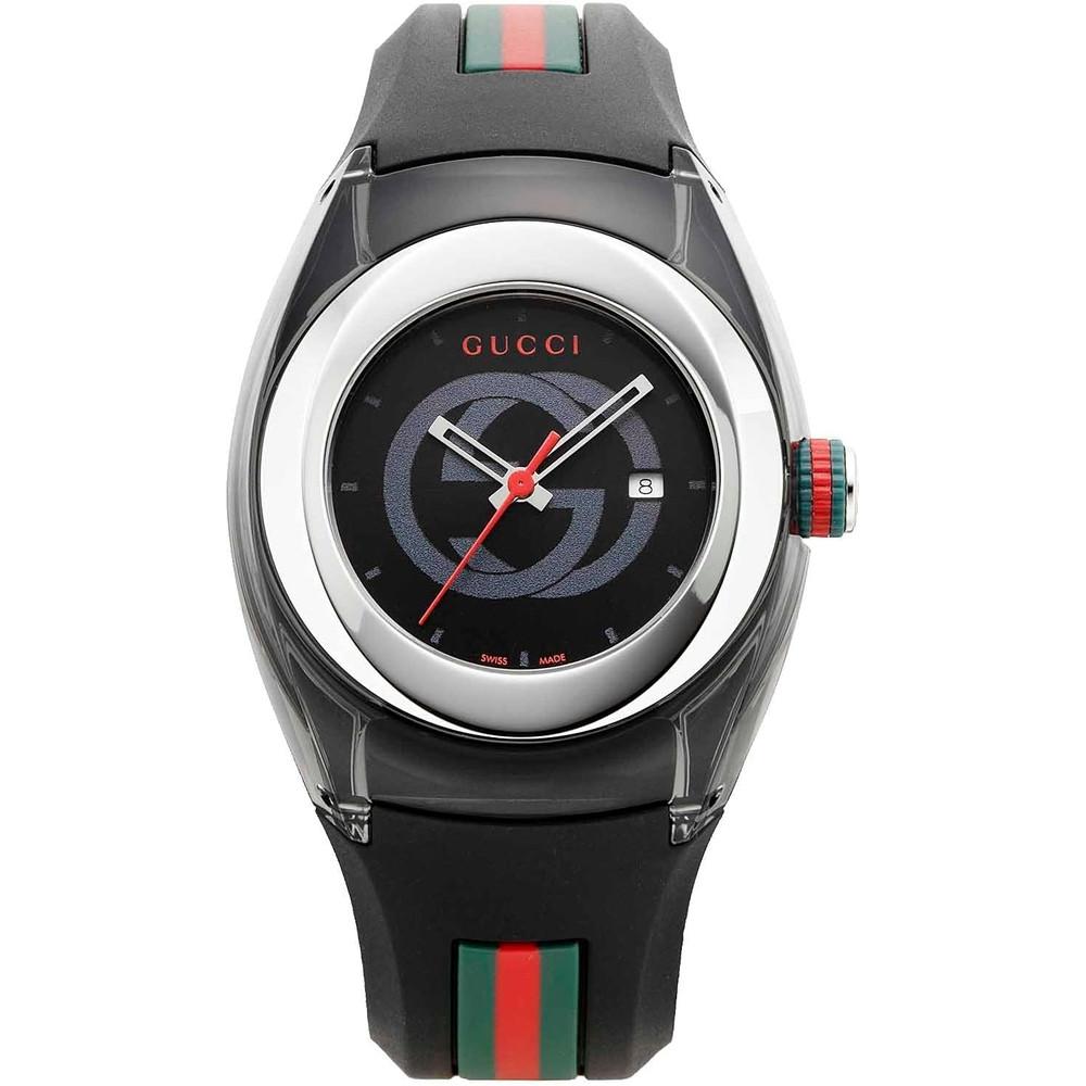 구찌 싱크 패션시계 쿼츠시계 손목 우레탄밴드 YA137301