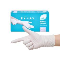 EZn이지엔 핸드쉴드 니트릴 장갑 화이트 XS