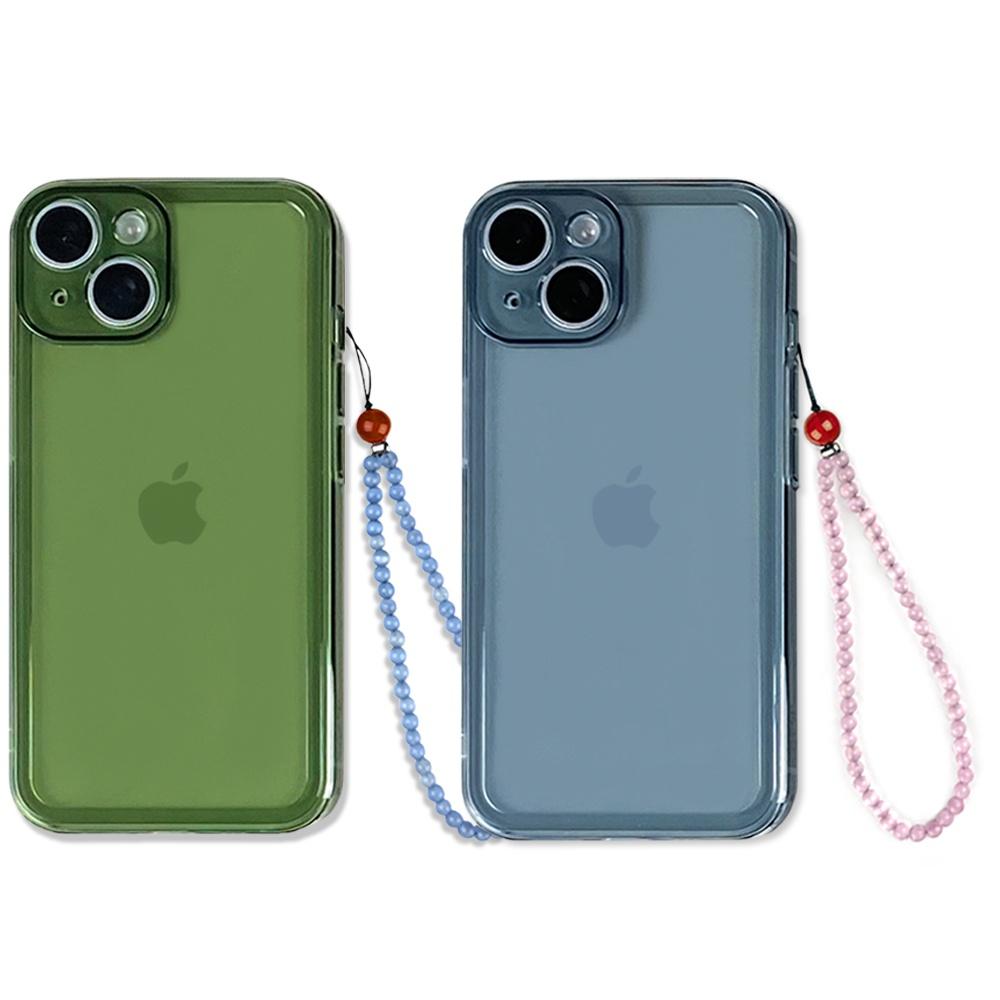 [Set] iPhone Jelly case + 묘안석 스트랩 (5컬러)