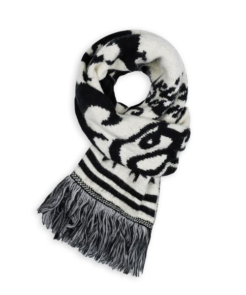 XTA050 오리진 리버시블 헤어리 머플러 (IVORY)