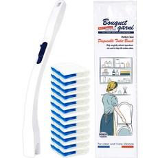 부케가르니 퍼펙트 클린 변기클리너 핸들 + 리필 브러쉬 12p + 전용고리 세트