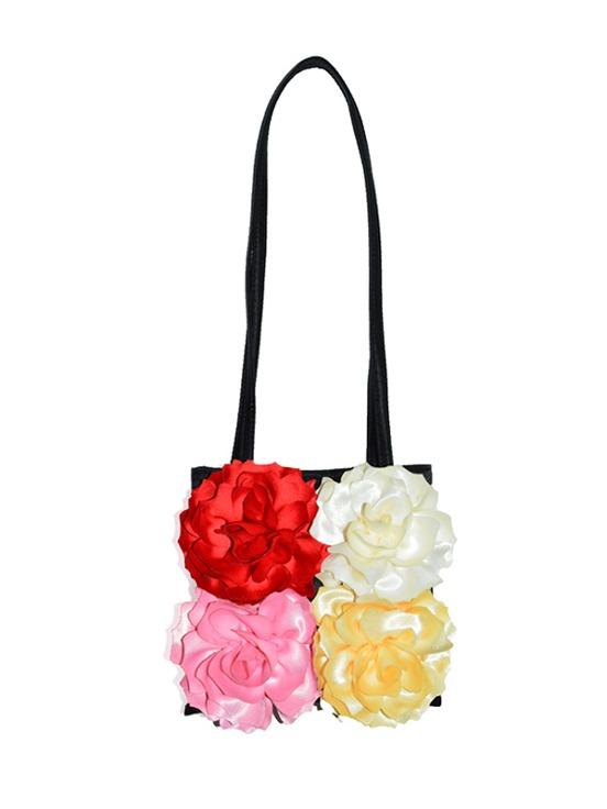 ROSE BOUQUET BAG / BLACK BOUQUET