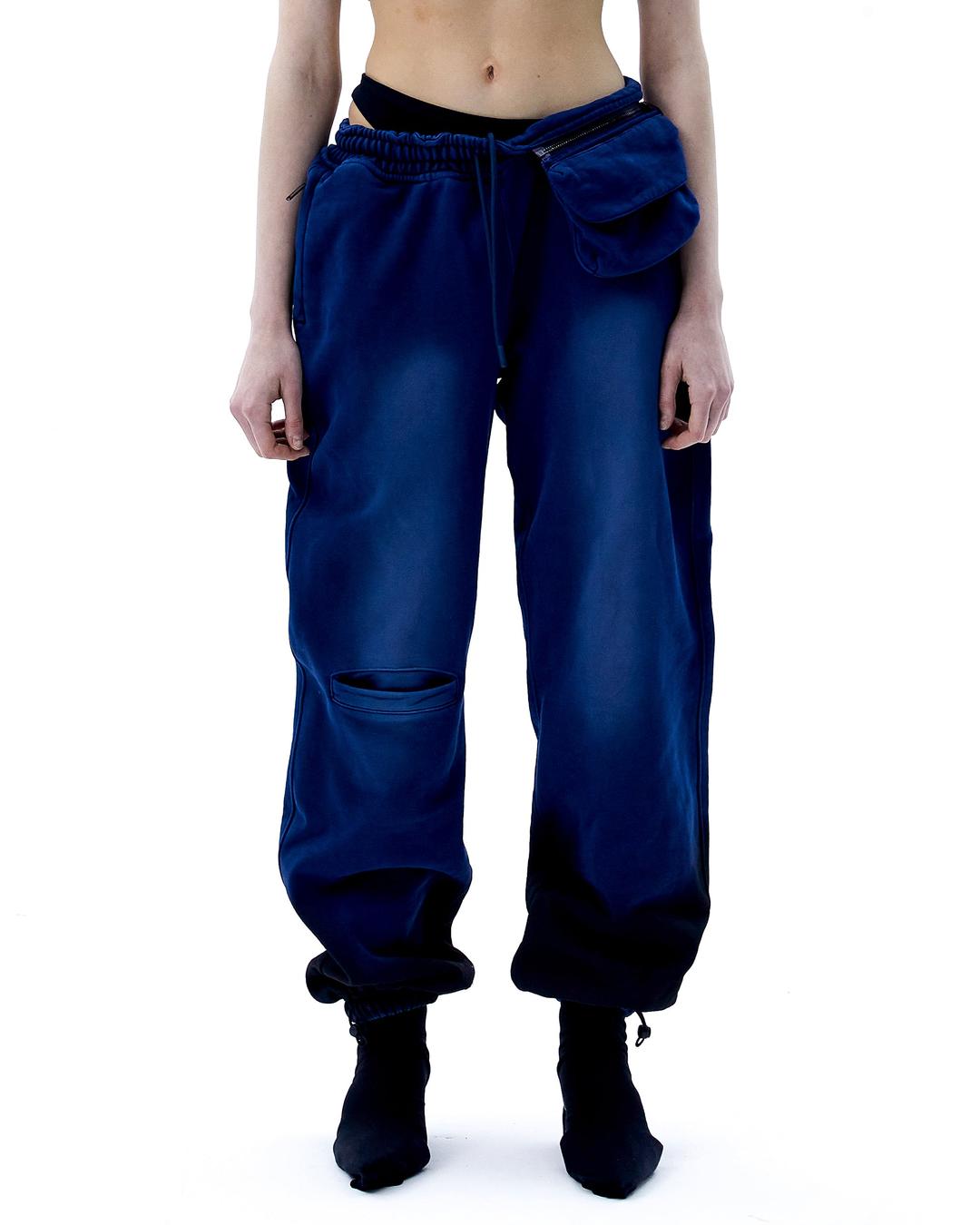 (ARIELLA) Spoiled Sweatpants - 1 / INDIGO BLUE