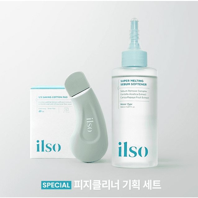 블랙헤드 제거기 제공 기획상품[본사정품]일소 슈퍼 멜팅 세범 소프트너 (피지연화제150ml+솜40매+블랙헤드제거기) 세트 기획 피지완전제거 피지 블랙헤드제거, 1개