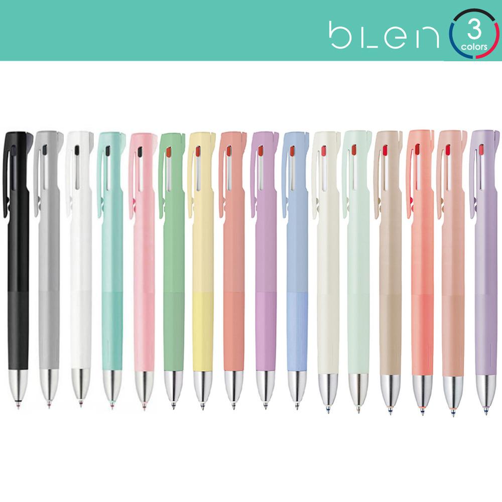 제브라 블렌 3색 볼펜 멀티펜 0.5 ZEBRA blen 일본 필기 선물