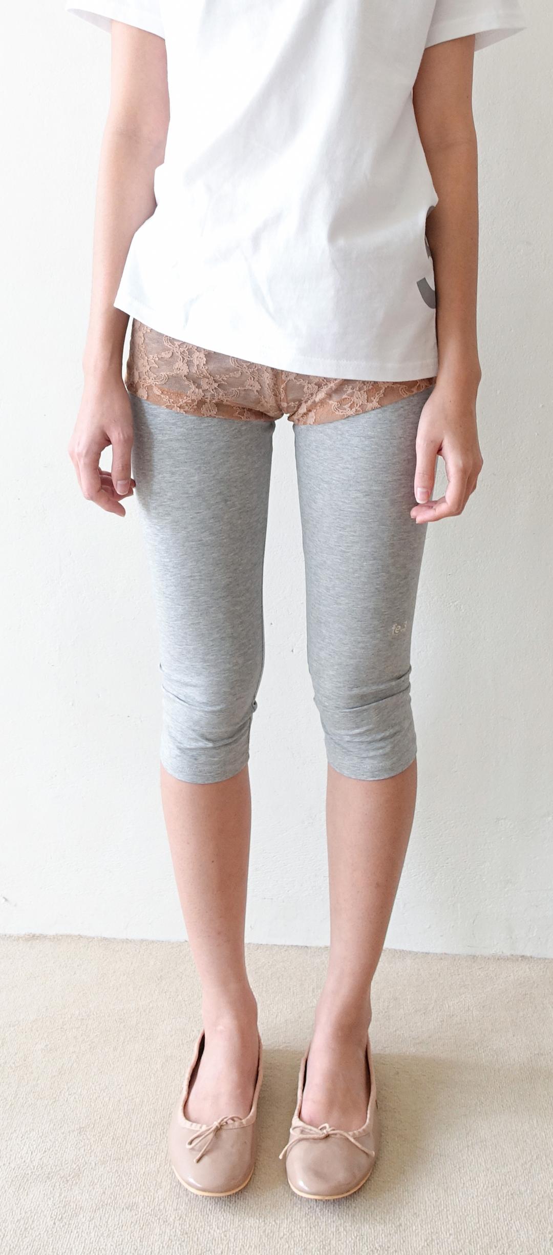 2차★[fe.3] lace inner shorts (nude)