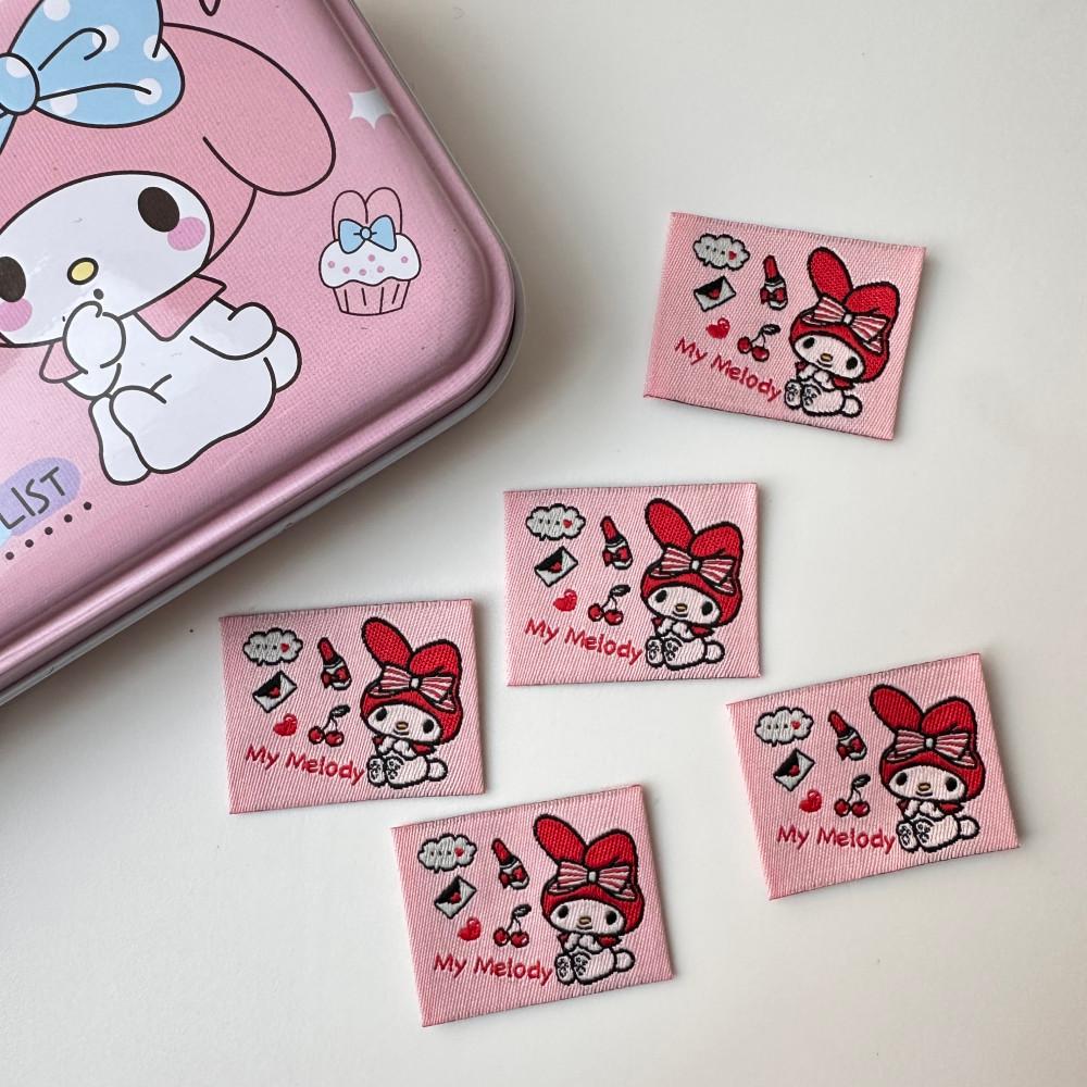 뷰티 마이멜로디 직조라벨