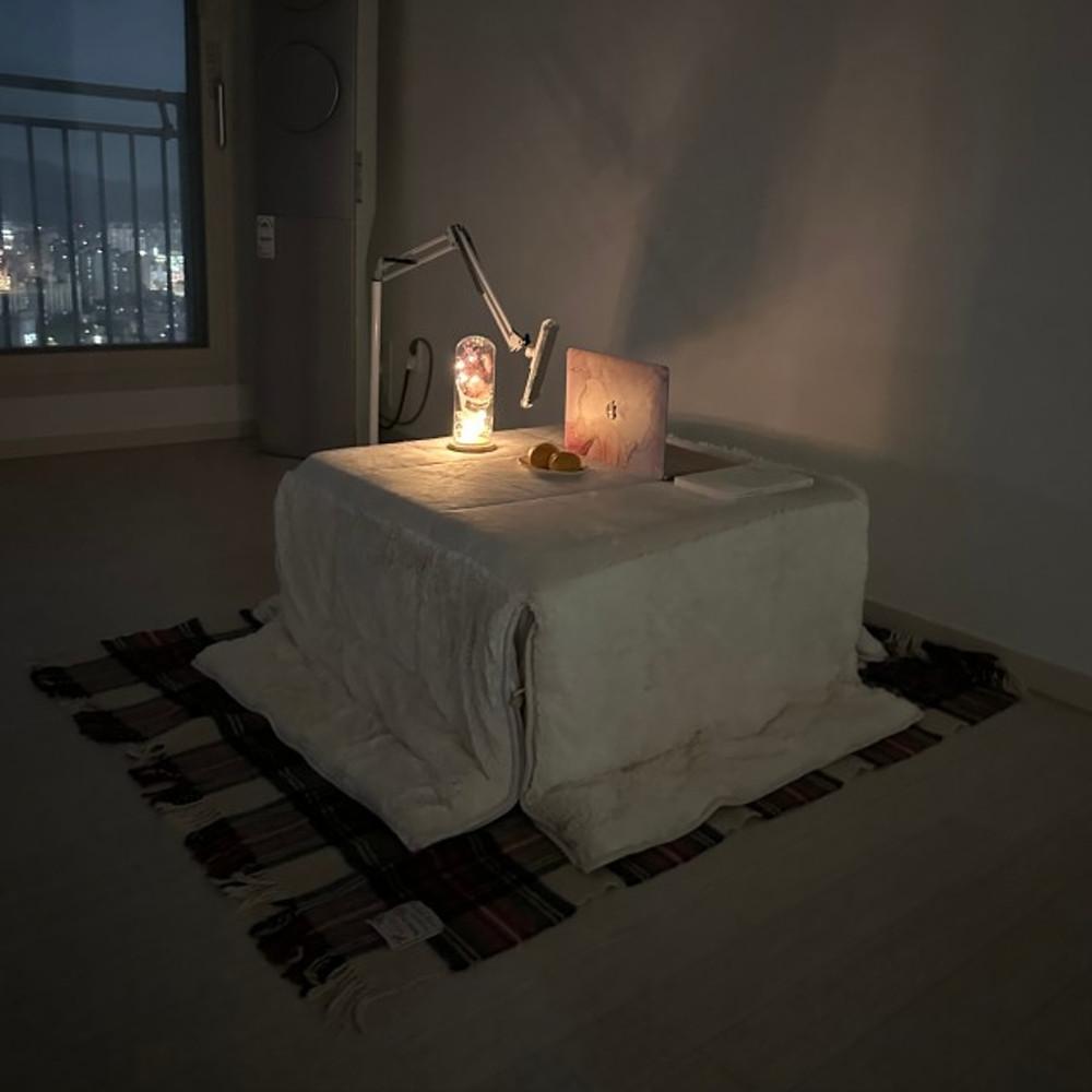 [100만대 돌파]따뜨미 원격 코타츠 일본 온열 난방 테이블 좌식 접이식 수납형