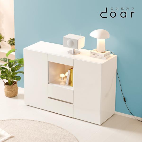 안방 다용도 낮은 거실 수납장 폭 좁은 1200