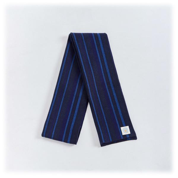 [10/27 출고 예정] REVERSIBLE STRIPE MUFFLER (NAVY)