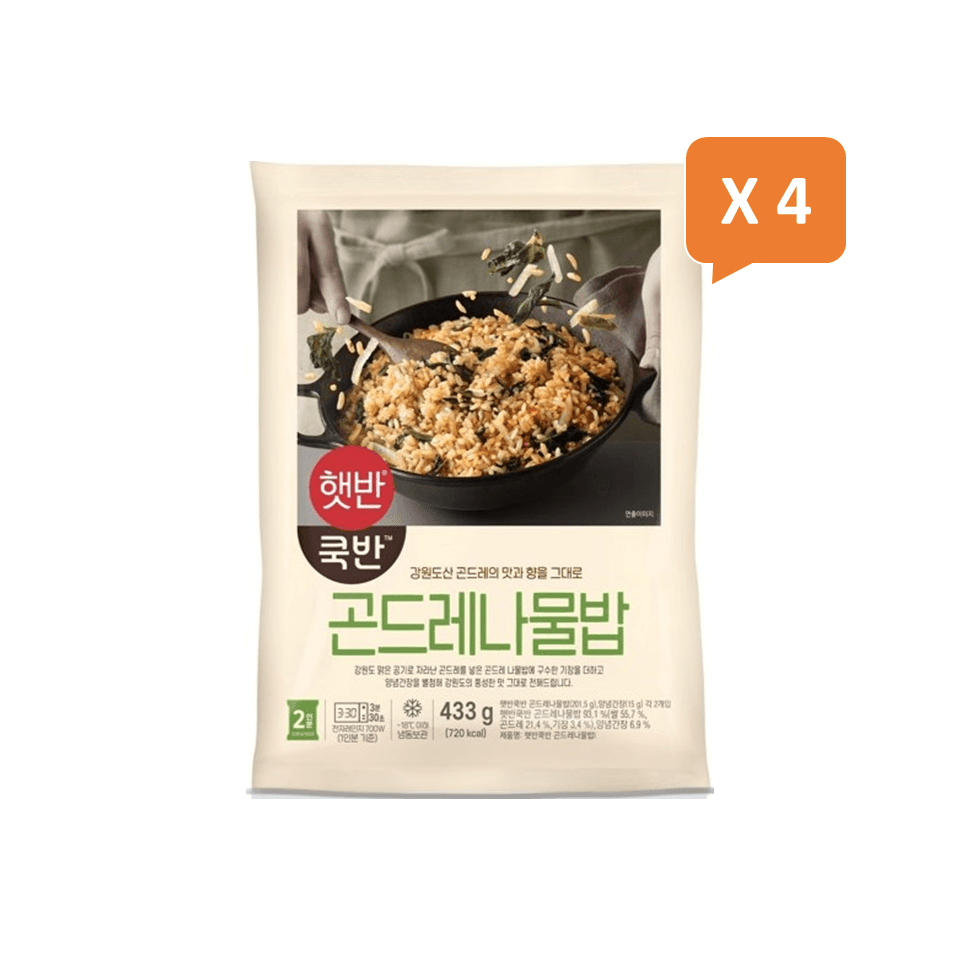 비비고 곤드레나물밥433gx4개, 433g, 4개