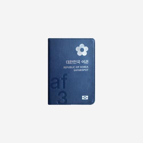 SAFARISPOT KOREAN PASSPORT CASE WALLET (NAVY)