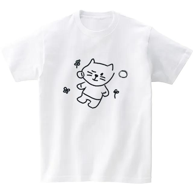 (23SS)SMILE CAT NAP 반팔 티셔츠 화이트