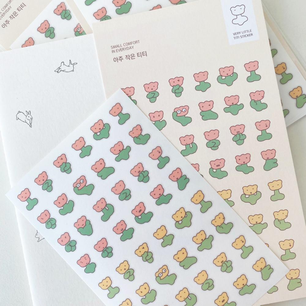 [고양이빵집 (리틀카운티)] 스티커 아주작은티티