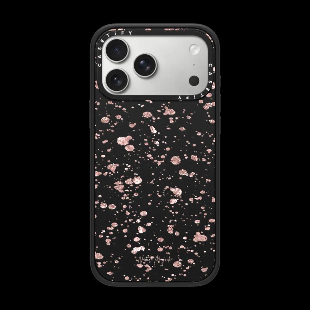 Glittery Pink Dots by Nature Magick
