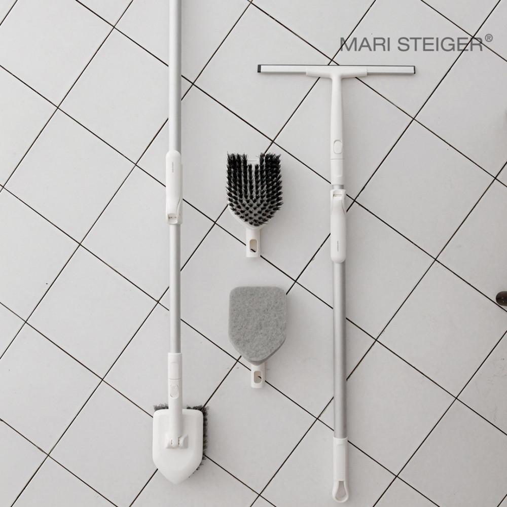 ★이지온 홈클리닝 특가전★ 마리슈타이거 텁앤타일 V2 기본세트+스퀴지 헤드 풀세트 욕실청소솔 화장실 청소도구 유리창 베란다