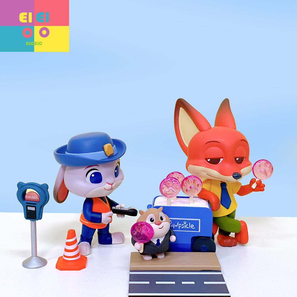 POPMART 주토피아 경찰관 닉 피규어
