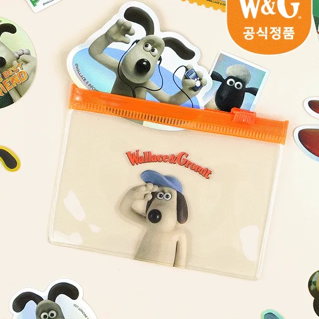 [공식정품]월레스와그로밋 조각 도무송스티커
