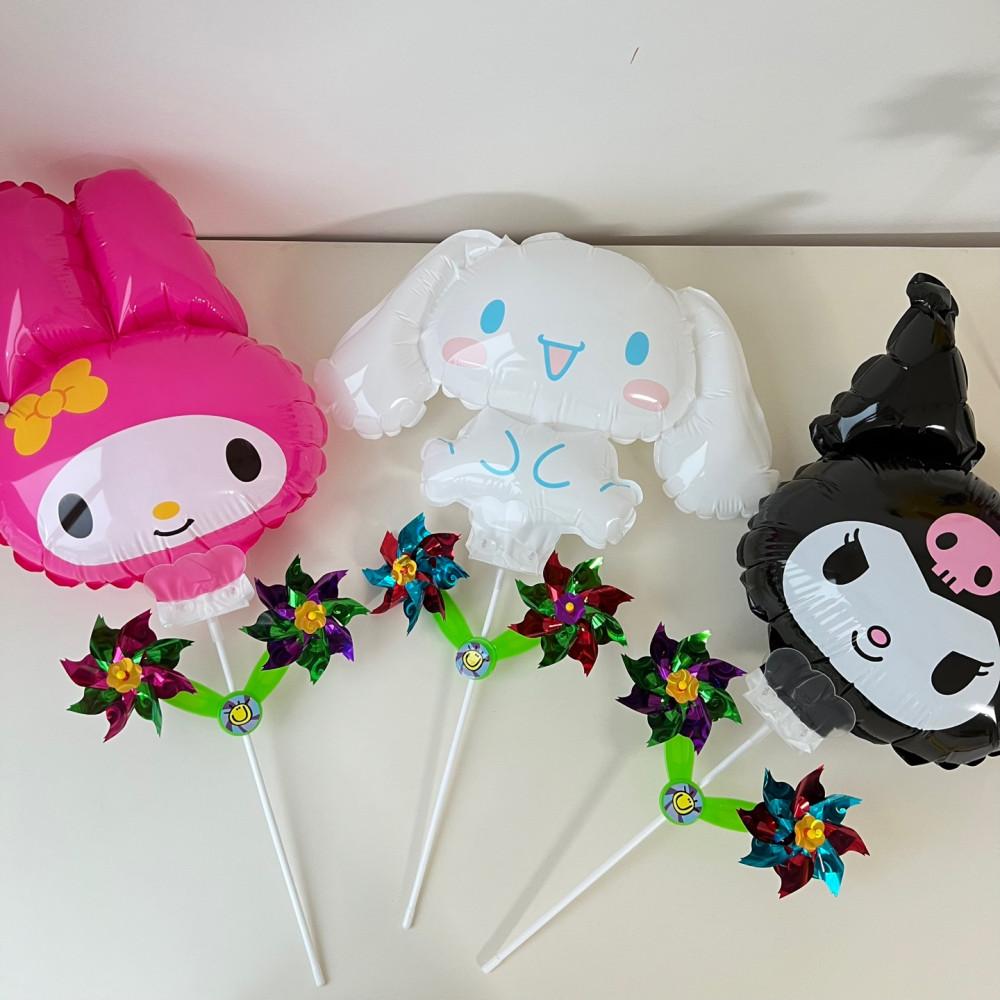 티니핑 산리오 마이멜로디 바람개비 풍선