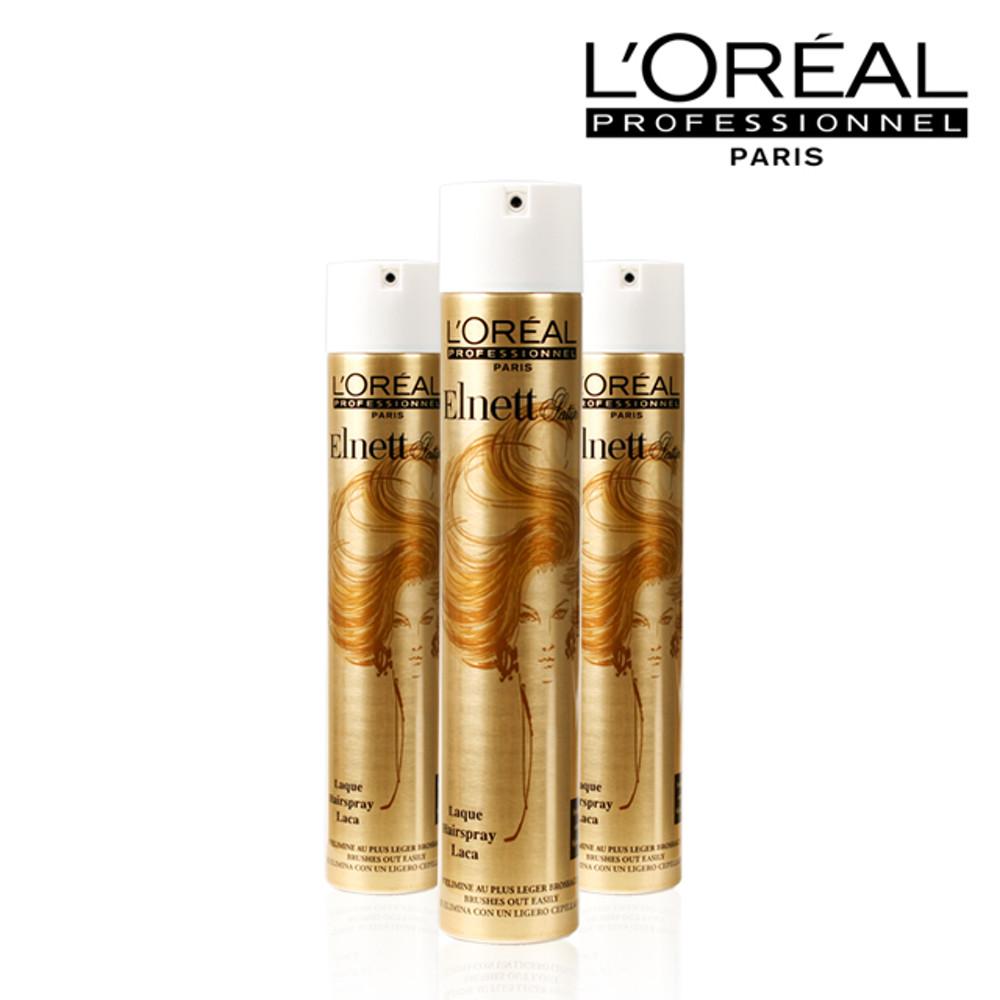 로레알 에르네뜨 헤어스프레이 스트롱홀드 500ml 미세분사 윤기부여