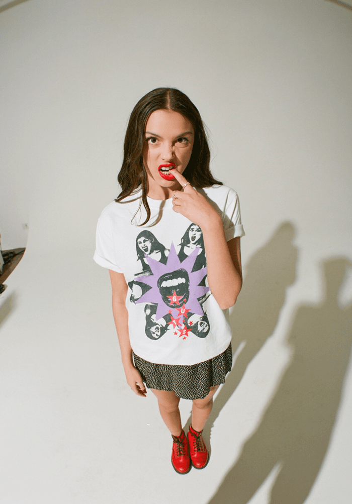 GUTS dateback t-shirt in white - Olivia Rodrigo | Official Store