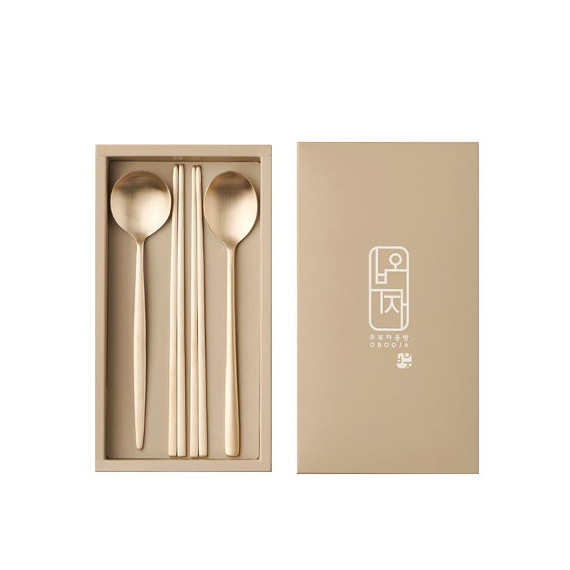 방짜유기 놋 수저 5인 세트