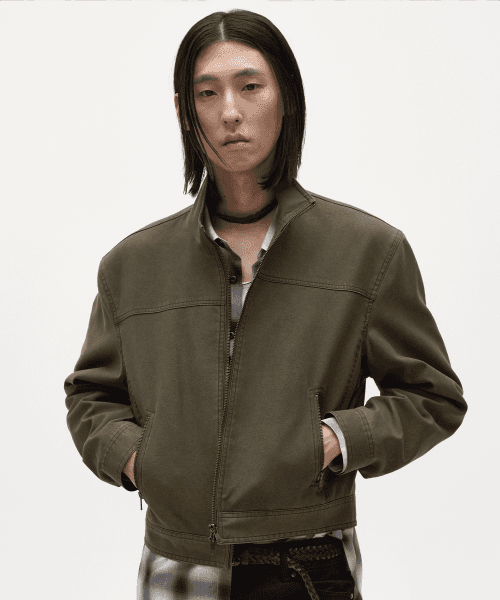 페이즈 텐셀 트러커 자켓 카키