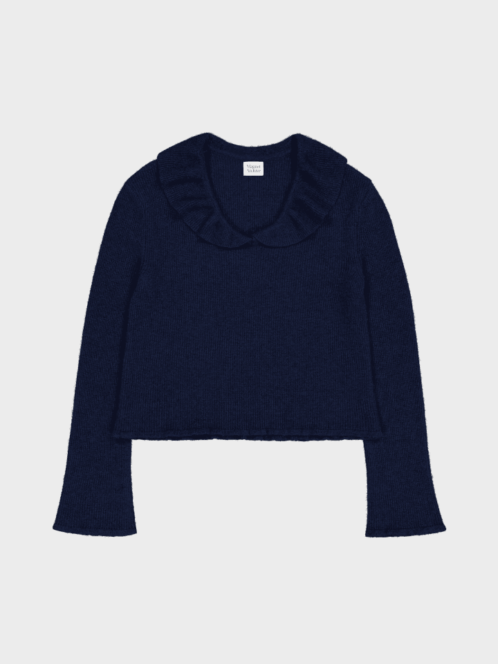 Lia Frill Knit (Navy)