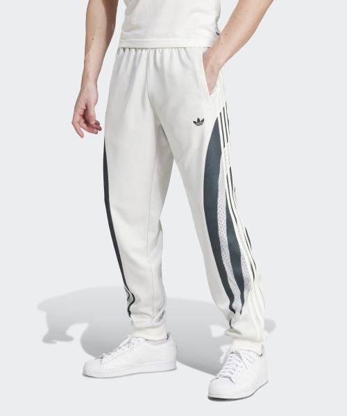 프리미엄 Q3 프린트 트랙 팬츠 - 화이트 / IZ1637