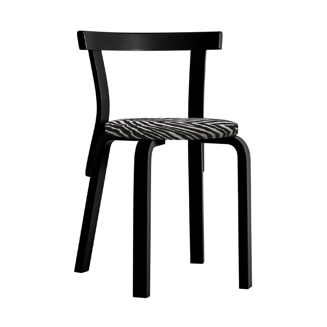 [2월 말 입고] Chair 68 foam upholstery Zebra Black