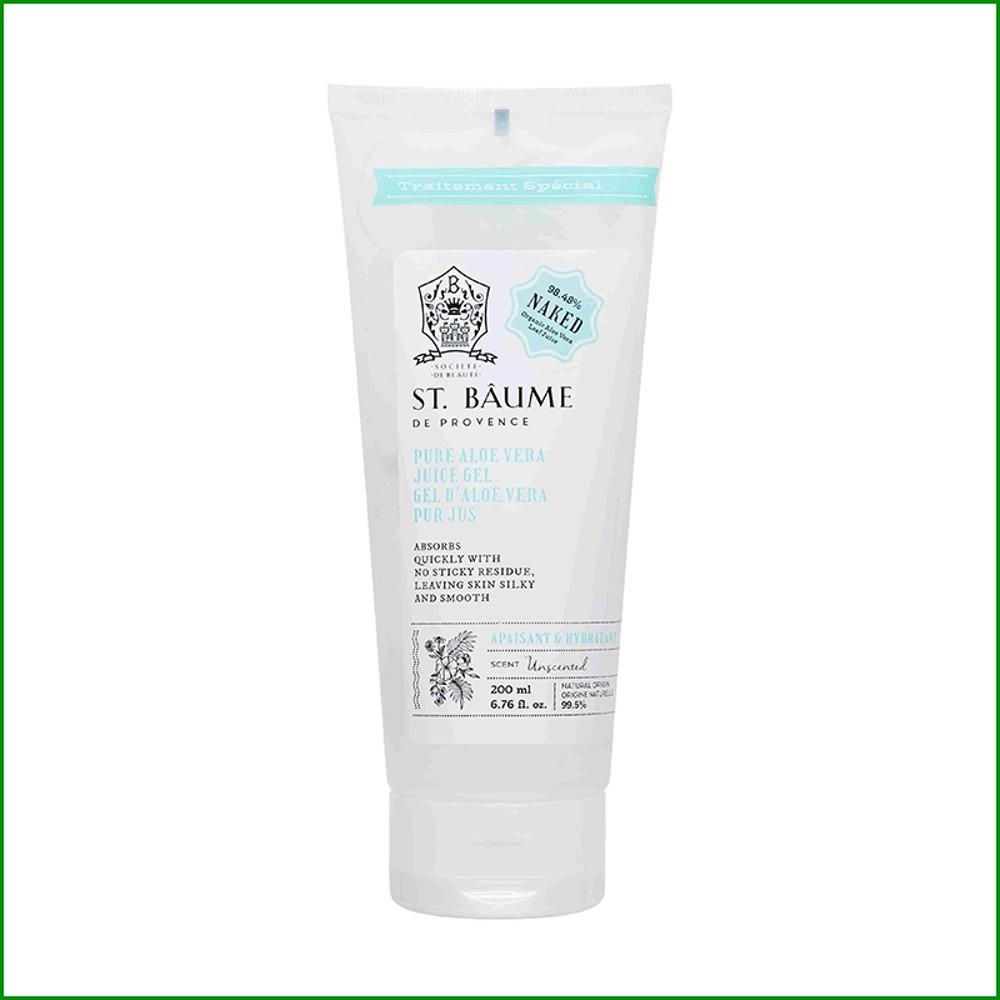 [생봄ST.BAUME] 네이키드 퓨어 알로에베라 주스젤 200ml 생알로에 착즙한 알로에 수딩겔