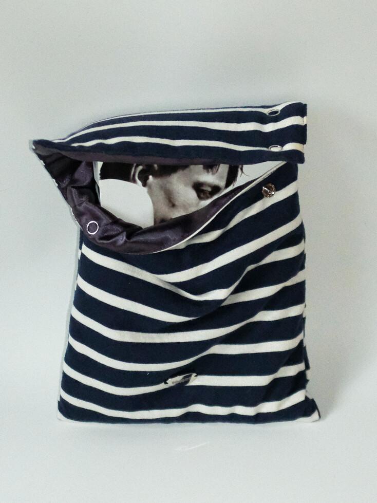 Book pouch [NAVY STRIPE]