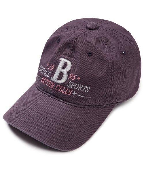 스파클 빈티지 캡(워시드)-퍼플